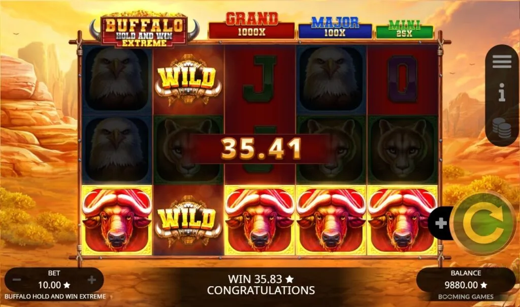 Buffalo Hold and Win Extreme - Slot Game - HighBet Blog