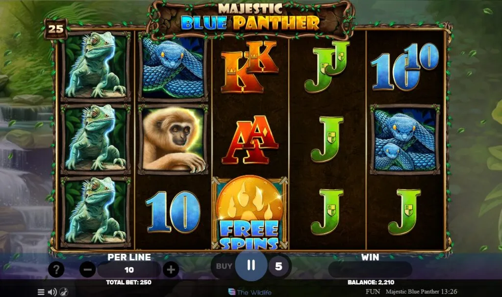 Majestic Blue Panther Slot Game Review