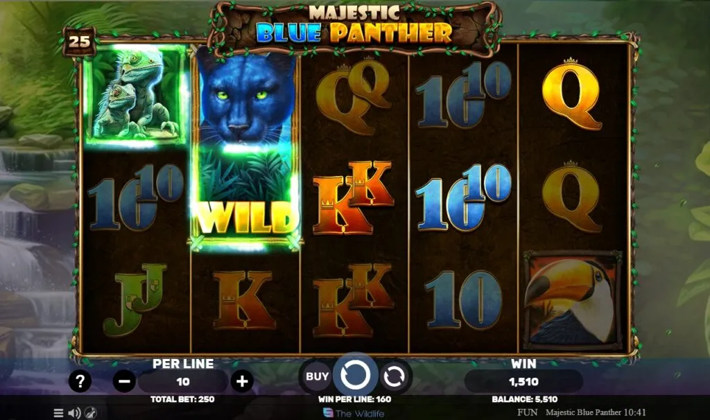 Majestic Blue Panther Slot Game Review