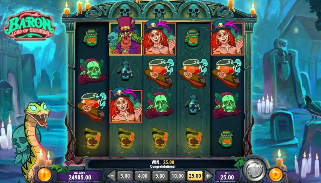 Baron Lord of Saturday | Slot Game Review | Highbet