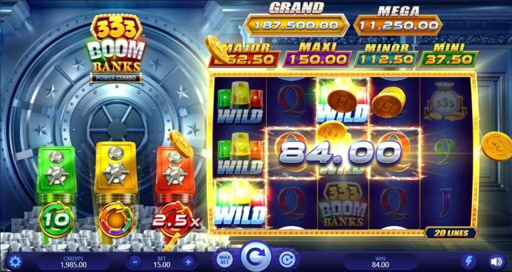 333 Boom Banks Power Combo | Slot Game Review | HighBet