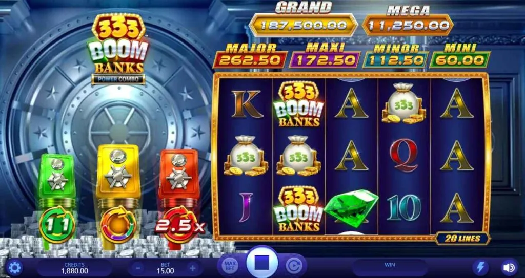 333 Boom Banks Power Combo | Slot Game Review | HighBet
