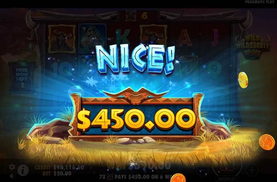 Wild Wildebeest Wins | Slot Game Review | Pragmatic Play