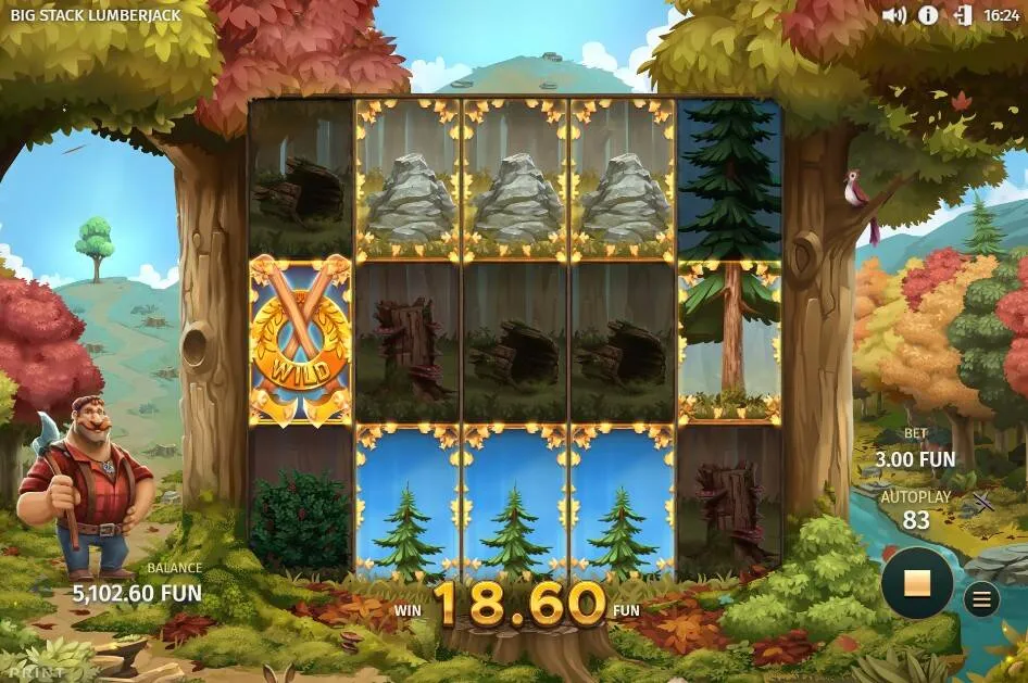 Big Stack Lumberjack | Slot Review | Print Studios