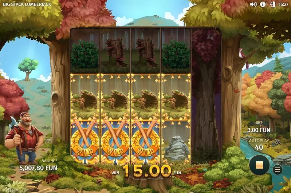 Big Stack Lumberjack | Slot Review | Print Studios