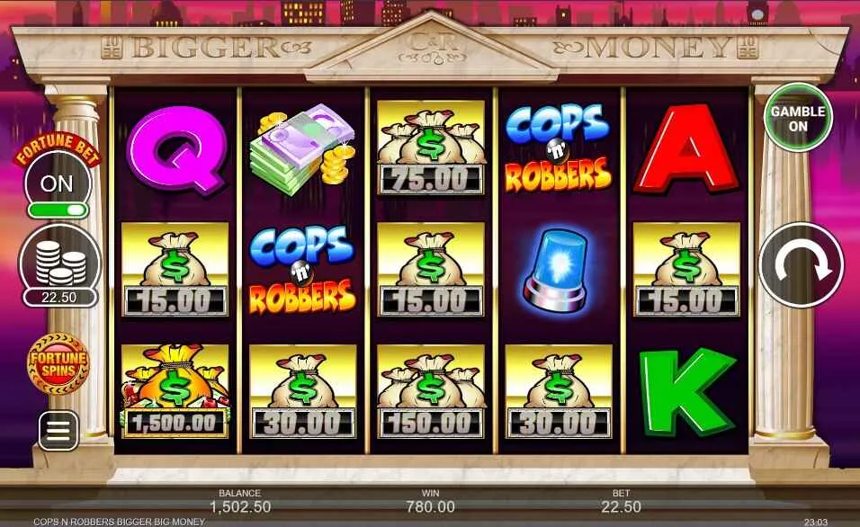 Cops &lsquo;n&rsquo; Robbers Bigger Big Money | Slot Game Review