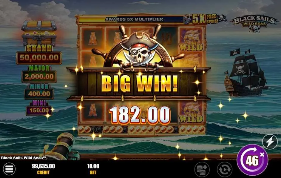 Black Sails Wild Seas&trade; | Slot | Infinity Dragon Studios