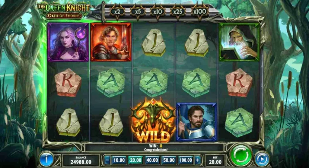 The Green Knight Oath of Thorns | Slot Game Review
