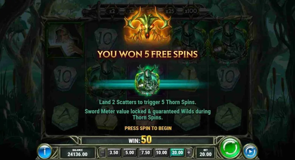 The Green Knight Oath of Thorns | Slot Game Review