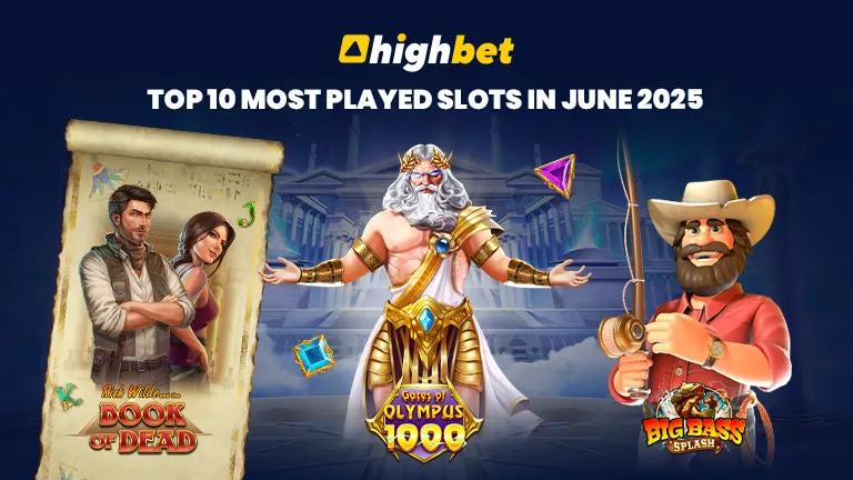 Top 10 Most Played Slot Games at Highbet in June 2025 🎰