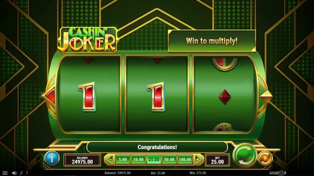 Cashin&rsquo; Joker | Slot Game Review | Play&rsquo;n GO