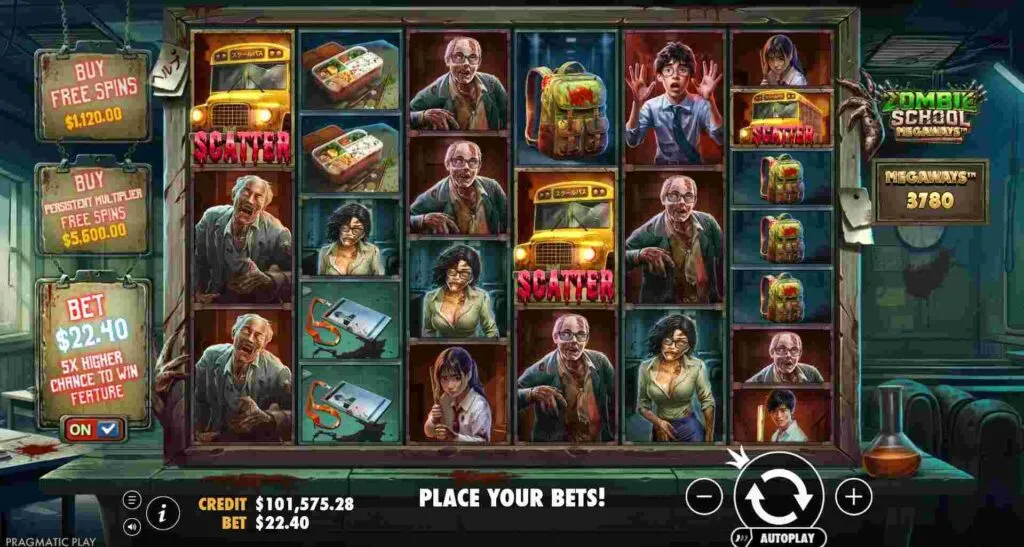 Zombie School Megaways | Slot Game Review | Pragmatic Play