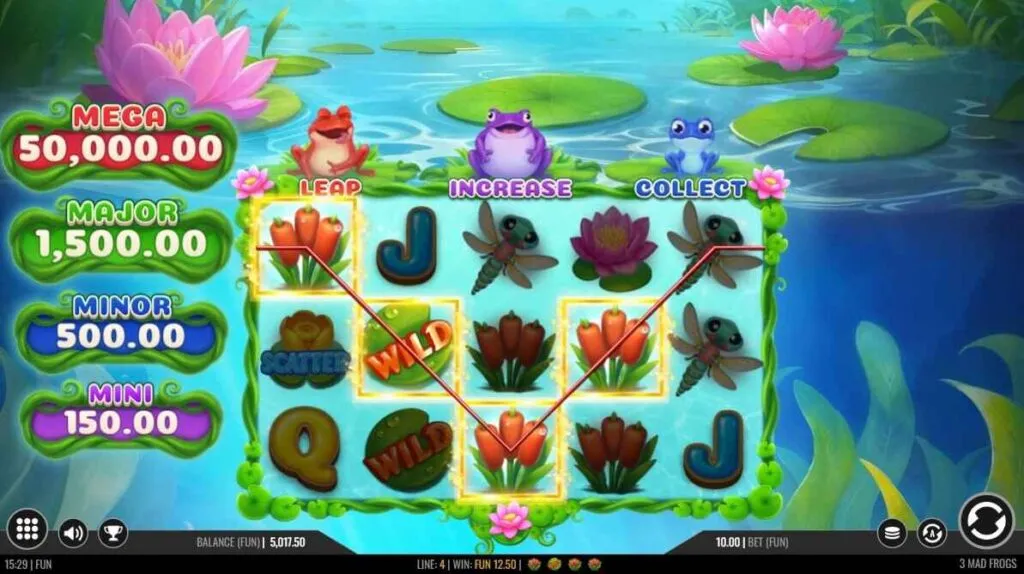 3 Mad Frogs | Slot Game Review | Iron Dog Studio