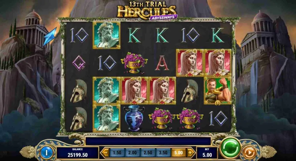 13th Trial Hercules Abyssways | Slot Game Review | Play&rsquo;n GO