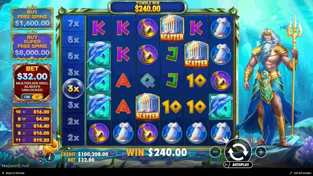 Waves of Poseidon | Slot Game Review | Pragmatic Play