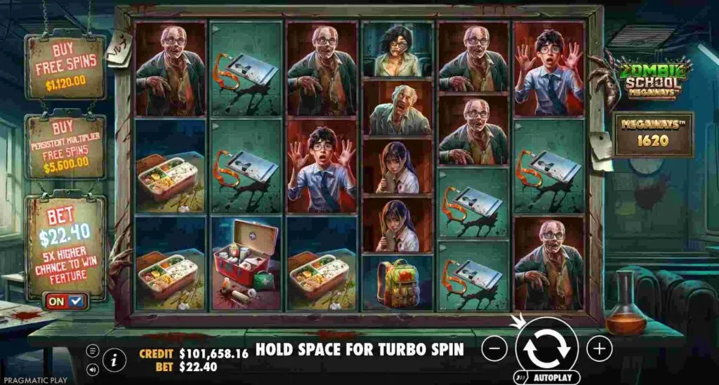 Zombie School Megaways | Slot Game Review | Pragmatic Play