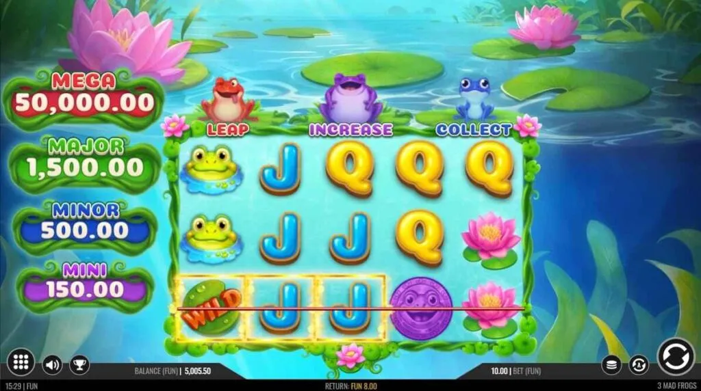 3 Mad Frogs | Slot Game Review | Iron Dog Studio