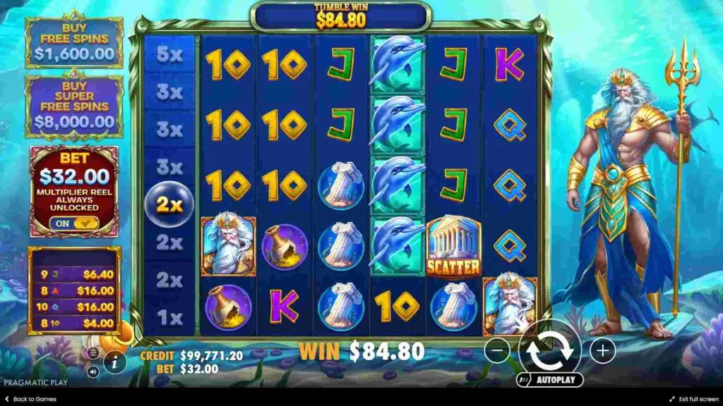 Waves of Poseidon | Slot Game Review | Pragmatic Play