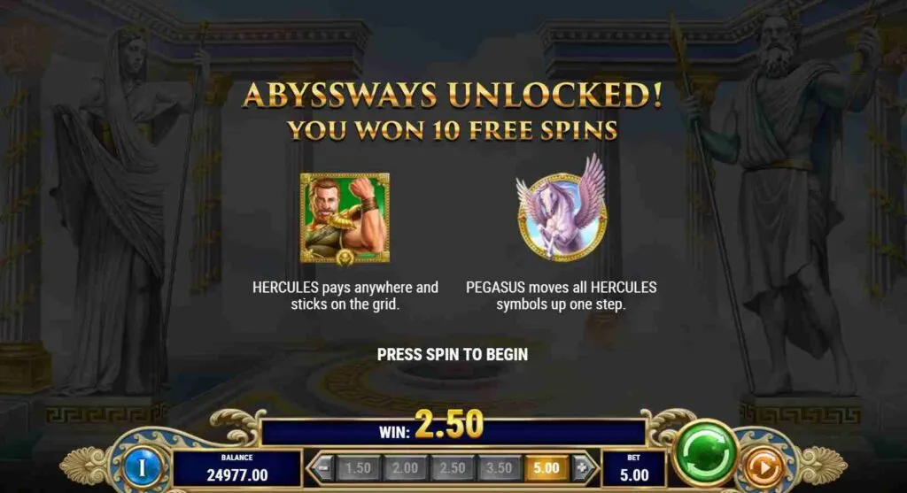 13th Trial Hercules Abyssways | Slot Game Review | Play&rsquo;n GO