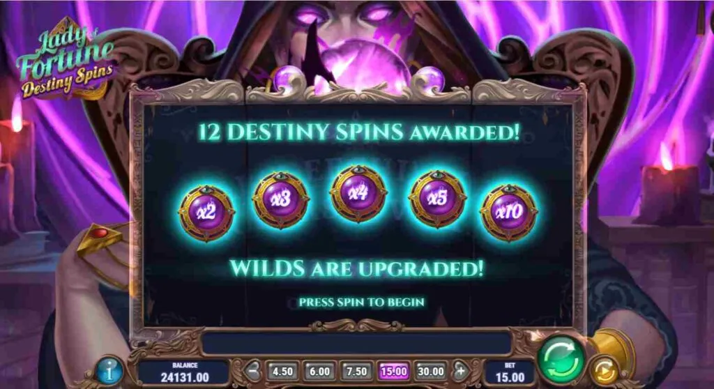 Lady of Fortune Destiny Spins | Slot Game Review | Play&rsquo;n GO