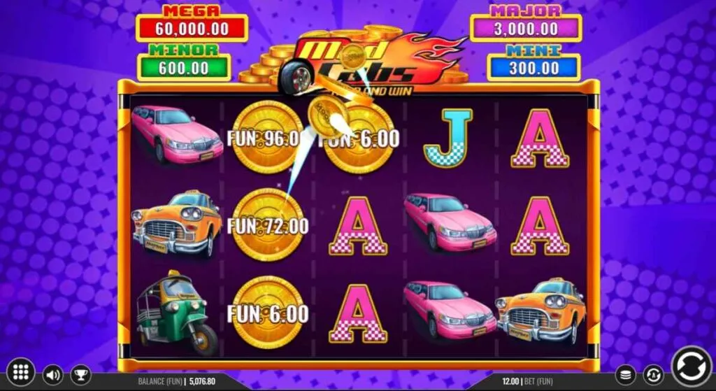 Mad Cabs Hold and Win | Slot Game Review | 1X2 Network