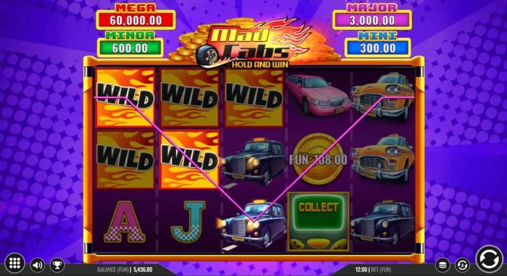 Mad Cabs Hold and Win | Slot Game Review | 1X2 Network