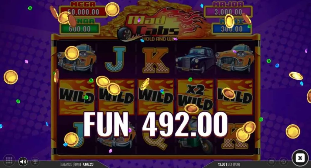 Mad Cabs Hold and Win | Slot Game Review | 1X2 Network