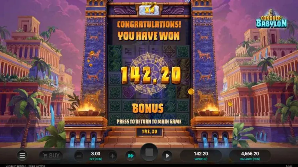 Conquer Babylon | Slot Game Review | Relax Gaming