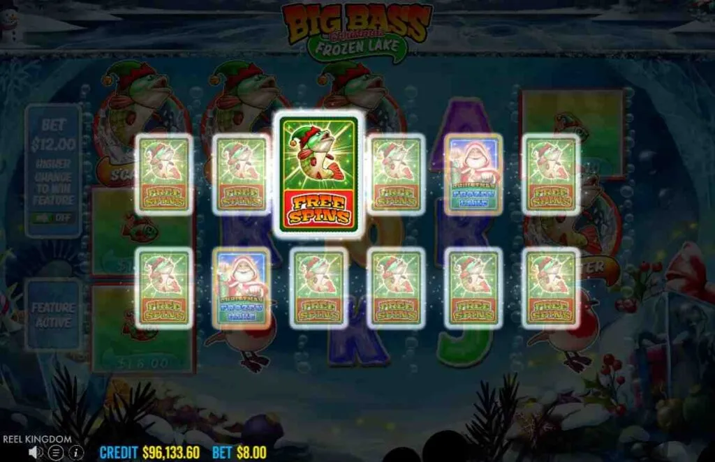 Big Bass Christmas - Frozen Lake | Slot Game Review