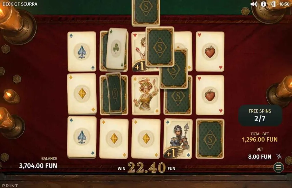 Deck of Scurra | Slot Game Review | Print Studios