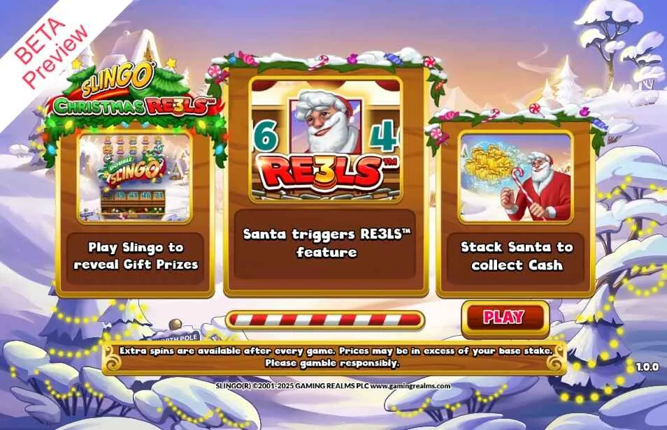 Slingo Christmas RE3LS | Game Review | Gaming Realms🎅