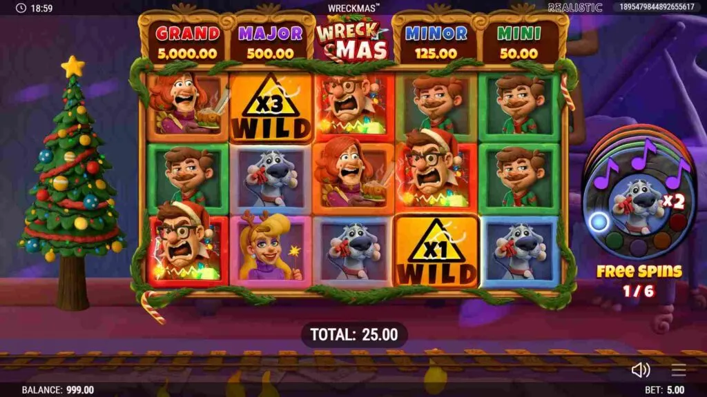 Wreckmas  | Slot Game Review | Realistic Games