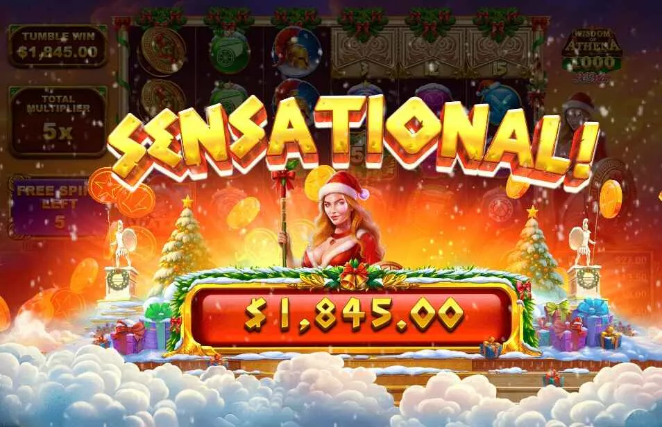 Wisdom of Athena 1000 Xmas | Slot Game Review 🎄