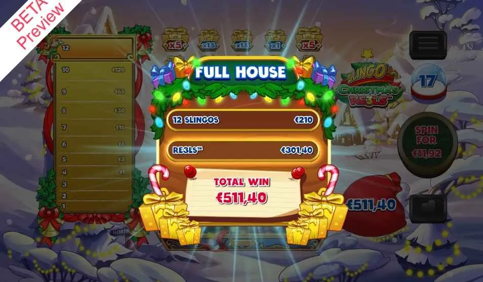 Slingo Christmas RE3LS | Game Review | Gaming Realms🎅