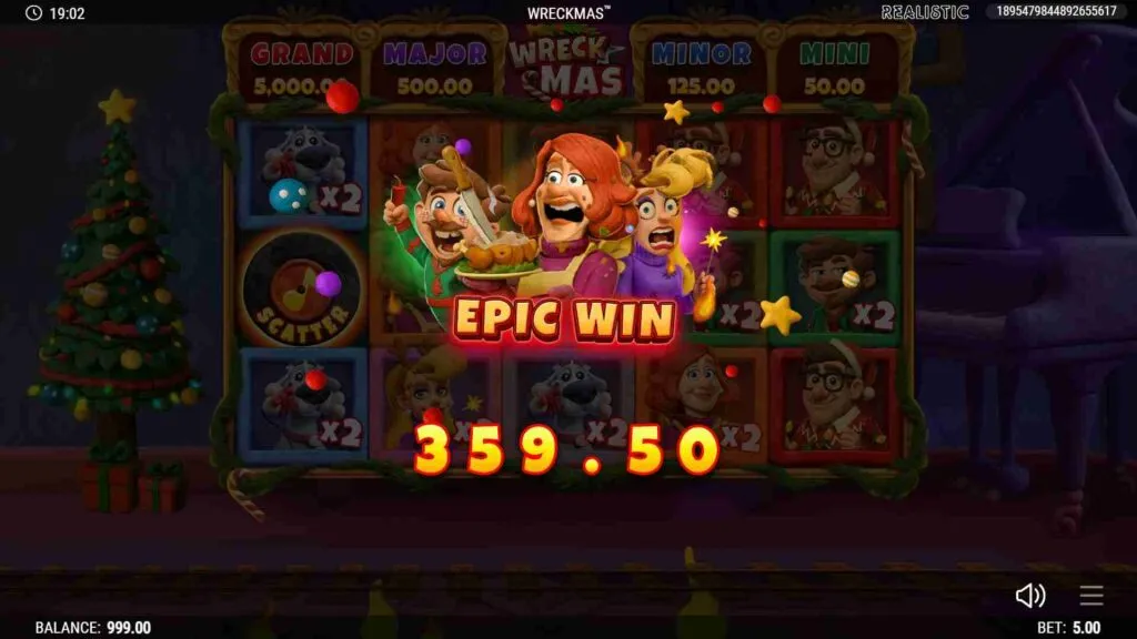 Wreckmas  | Slot Game Review | Realistic Games