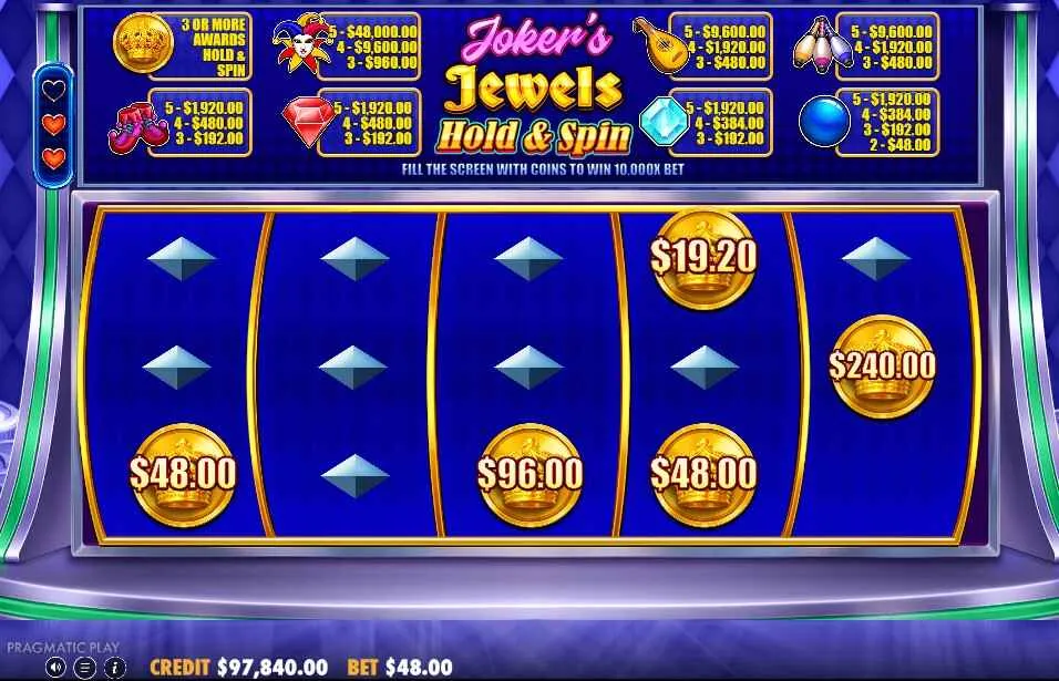 Joker&rsquo;s Jewels Hold & Spin | Slot Game Review🃏