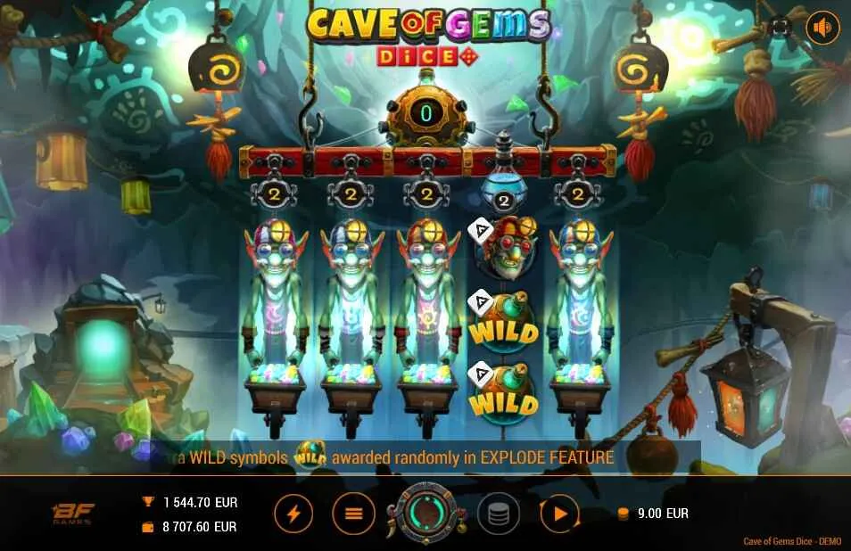 Cave Of Gems Dice | Slot Game Review | BF Games 💎