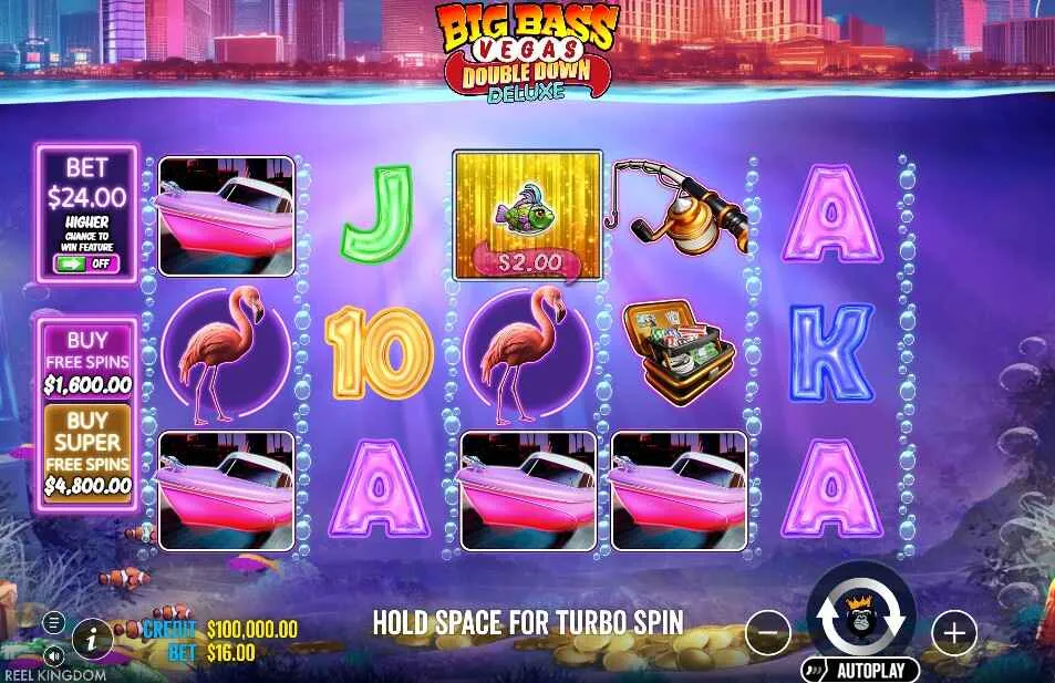 Big Bass Vegas Double Down Deluxe | Slot Game Review ✨🐟✨