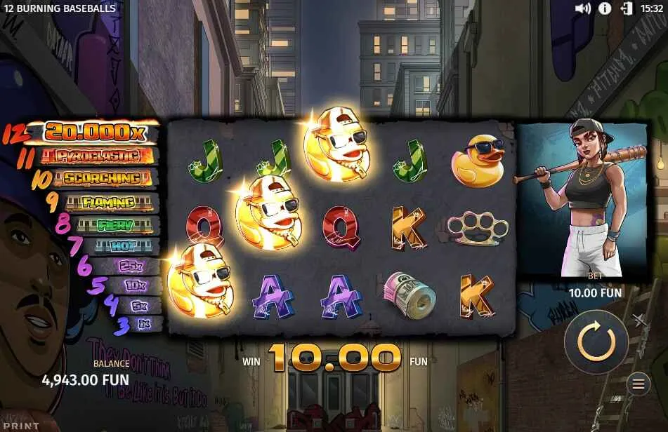 12 Burning Baseballs | Slot Review | Play Now ⚾