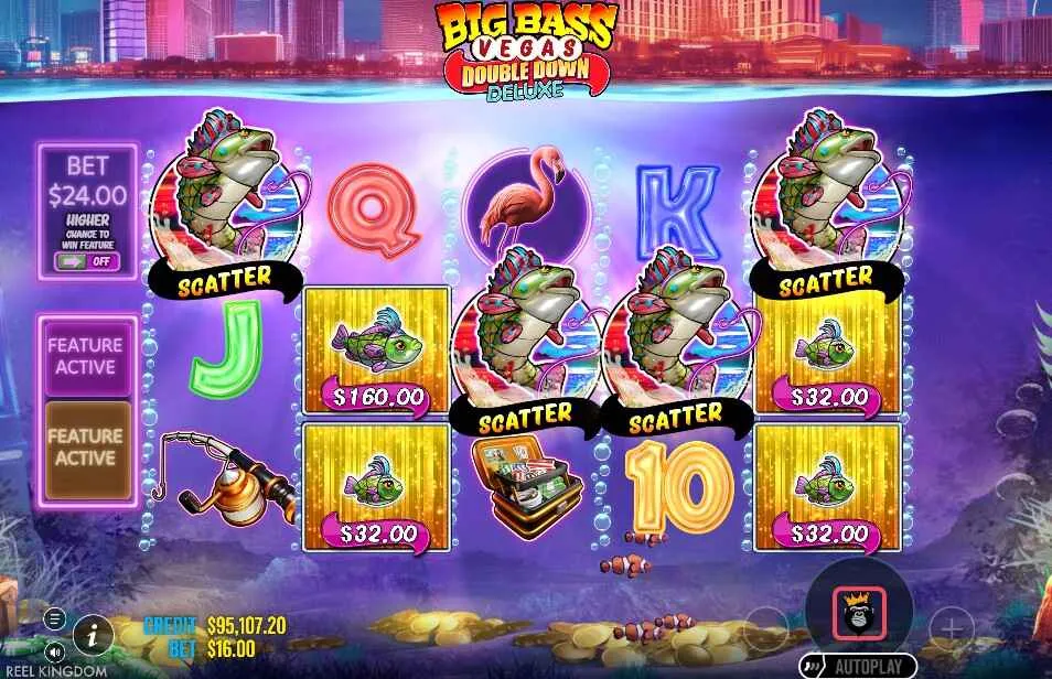 Big Bass Vegas Double Down Deluxe | Slot Game Review ✨🐟✨