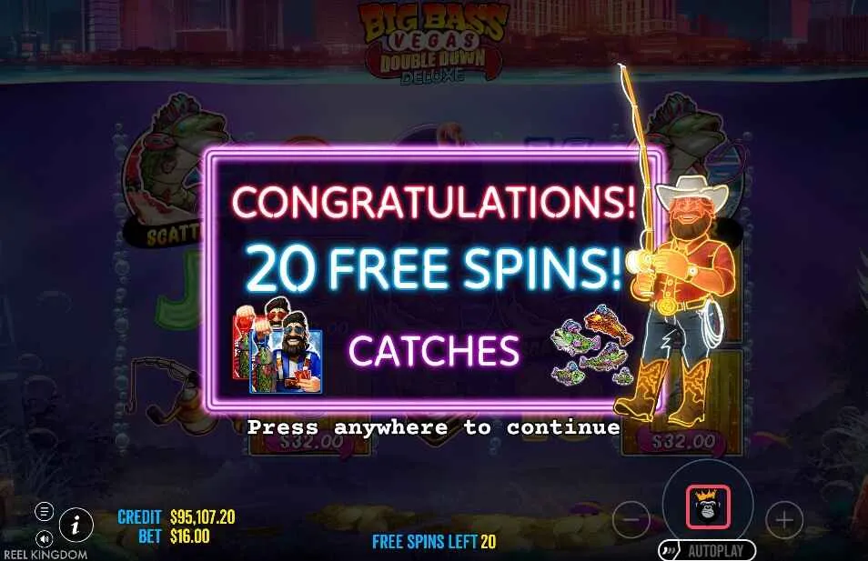 Big Bass Vegas Double Down Deluxe | Slot Game Review ✨🐟✨