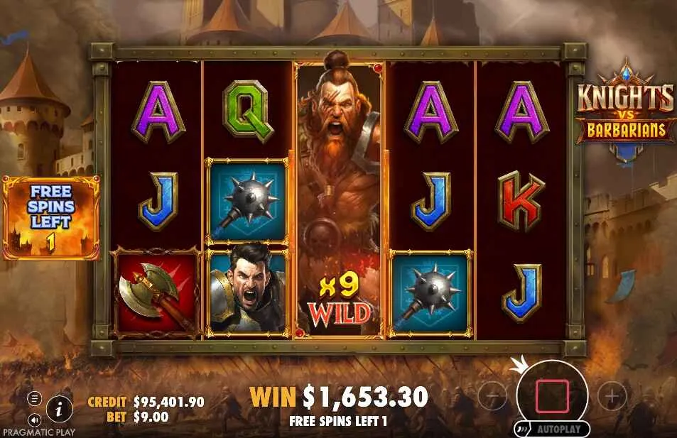 Knights vs Barbarians | Slot Review | Play Now ⚔️