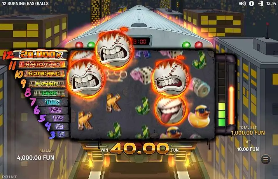 12 Burning Baseballs | Slot Review | Play Now ⚾