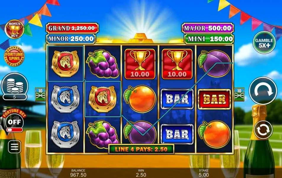 Golden Horsey Winner Grand Chance | Slot Review 🐎