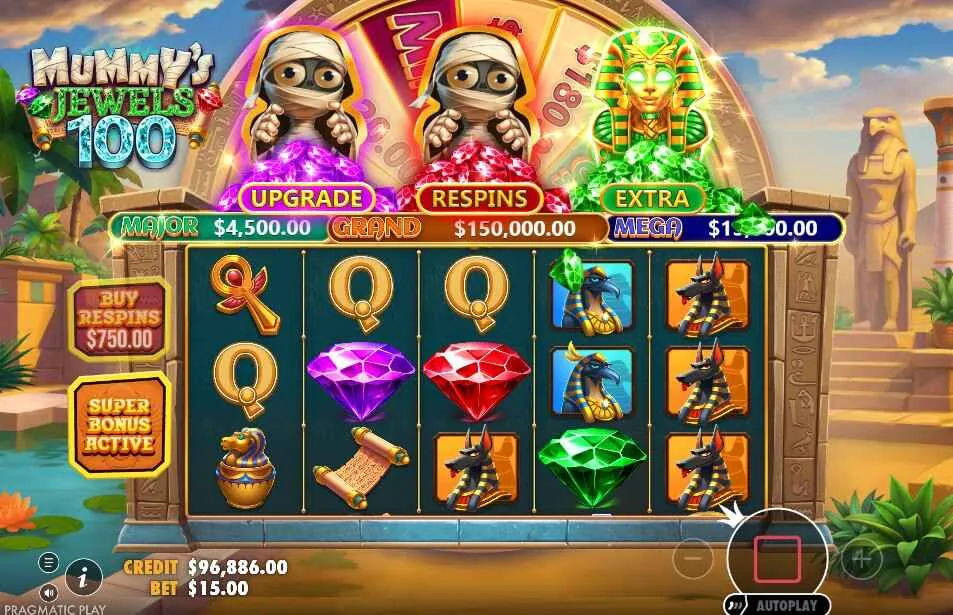 Mummy&rsquo;s Jewels 100 | Slot Review | Play Now ☥