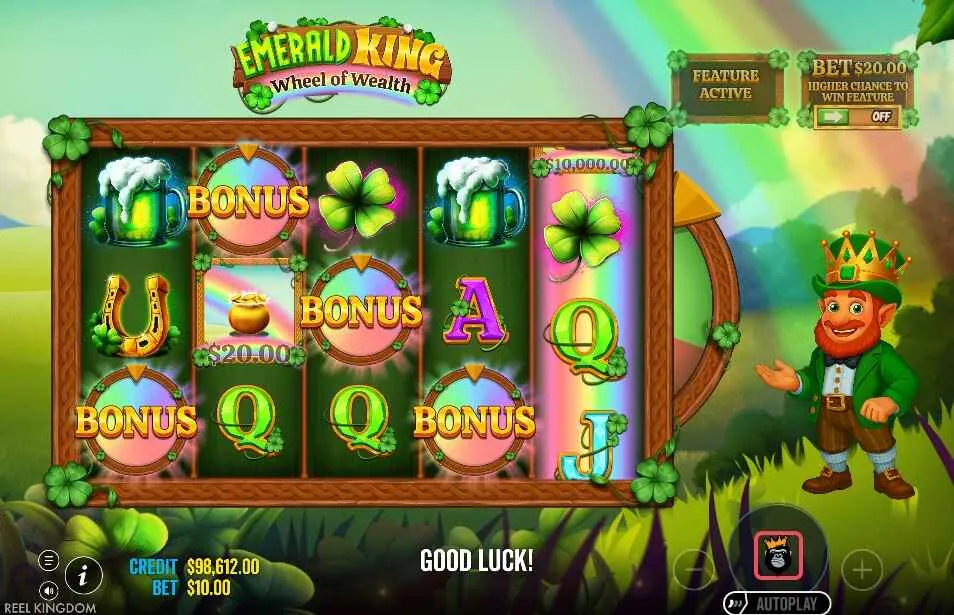 Emerald King Wheel of Wealth | Slot Review | Pragmatic Play