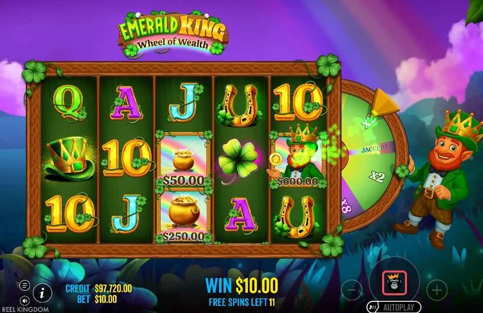 Emerald King Wheel of Wealth | Slot Review | Pragmatic Play