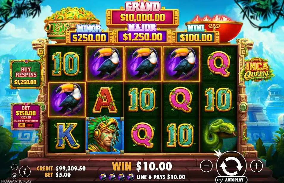 Inca Queen | Slot Review | Pragmatic Play 🦚