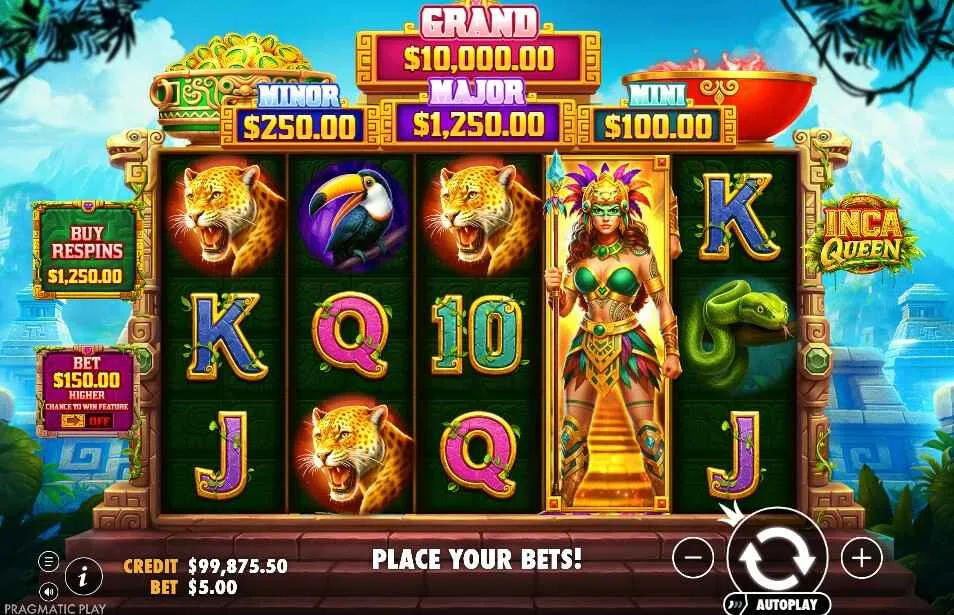 Inca Queen | Slot Review | Pragmatic Play 🦚