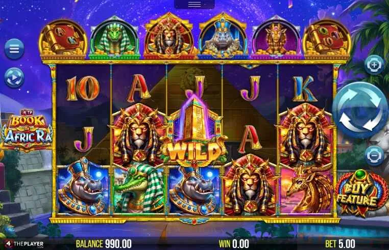 4TP Book of AfricRa | Slot Game Review | 4ThePlayer 🦁